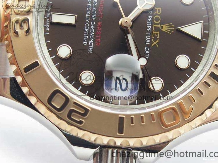 MiroTime 0122 Yacht-Master 116621 ARF 1:1 Best Edition Brown Dial On SS RG Bracelet A Affordable 3547